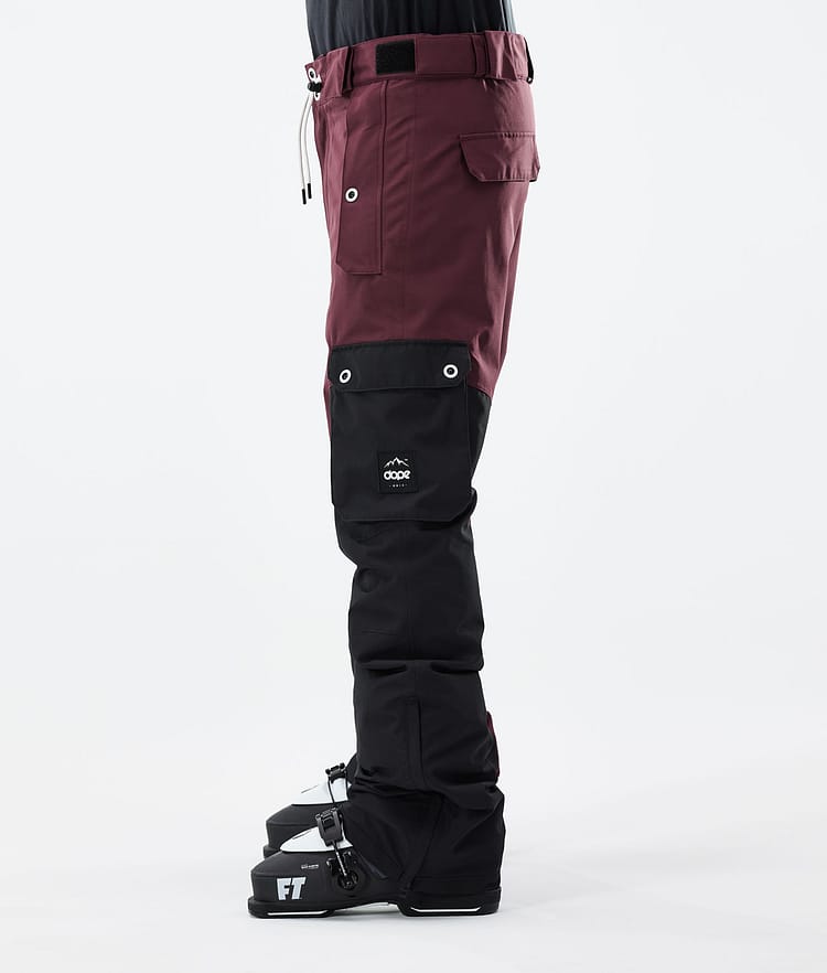 Dope Adept 21 Skibukse Herre Burgundy/Black, Image 2 of 6