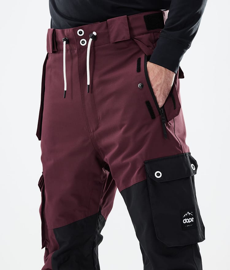 Dope Adept 21 Snowboardbukse Herre Burgundy/Black, Image 4 of 6