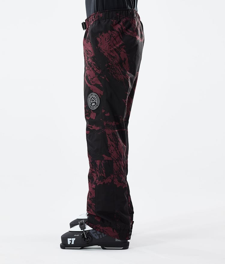 Dope Blizzard 21 Skibukse Herre Paint Burgundy, Image 2 of 4