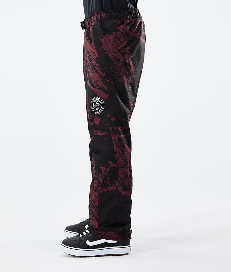 Dope Blizzard 21 Snowboardbukse Herre Paint Burgundy, Image 2 of 4