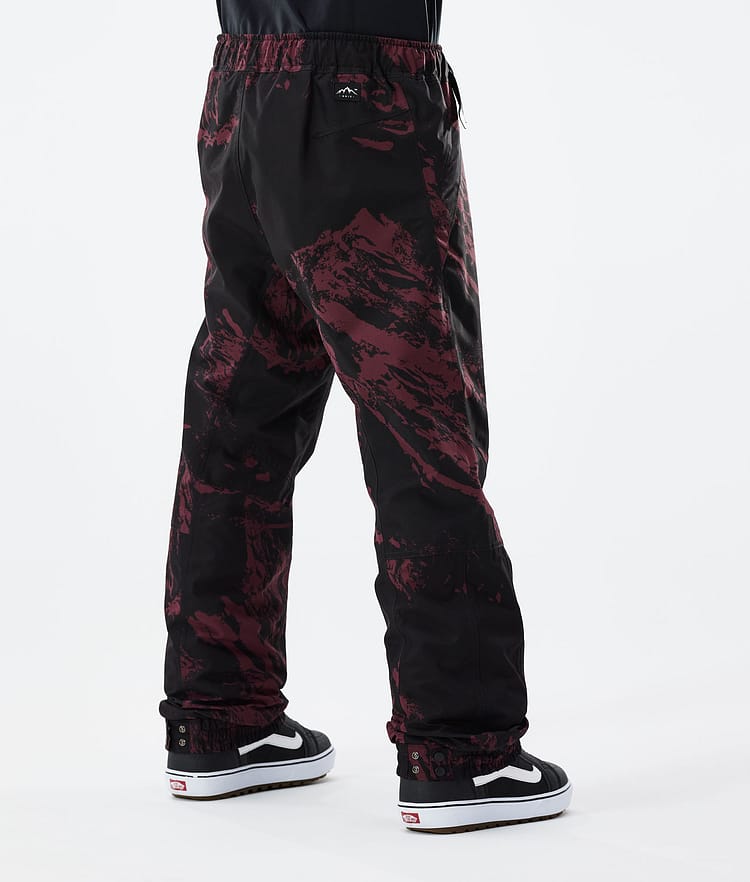 Dope Blizzard 21 Snowboardbukse Herre Paint Burgundy, Image 3 of 4