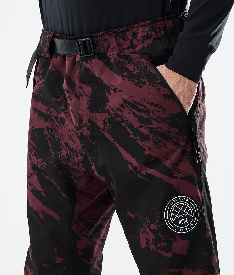 Dope Blizzard 21 Skibukse Herre Paint Burgundy, Image 4 of 4