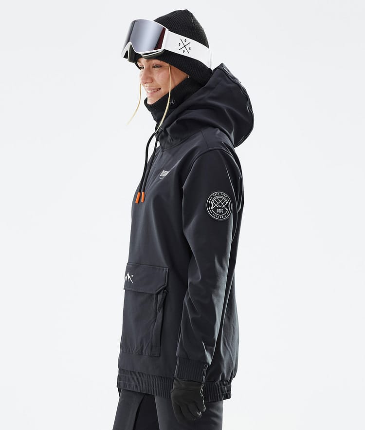 Dope Wylie W Snowboardjakke Dame Capital Black, Image 6 of 9