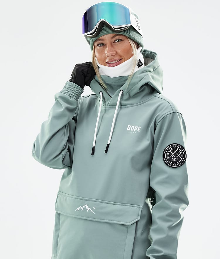 Dope Wylie W Snowboardjakke Dame Capital Faded Green, Image 3 of 10