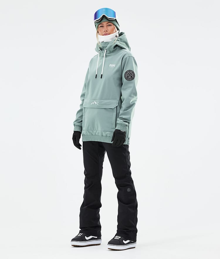 Dope Wylie W Snowboardjakke Dame Capital Faded Green, Image 4 of 10