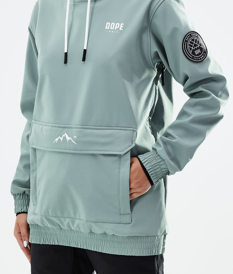 Dope Wylie W Snowboardjakke Dame Capital Faded Green, Image 9 of 10