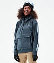 Dope Cyclone W 21 Snowboardjakke Dame Metal Blue