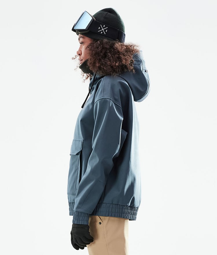 Dope Cyclone W 21 Skijakke Dame Metal Blue, Image 7 of 10
