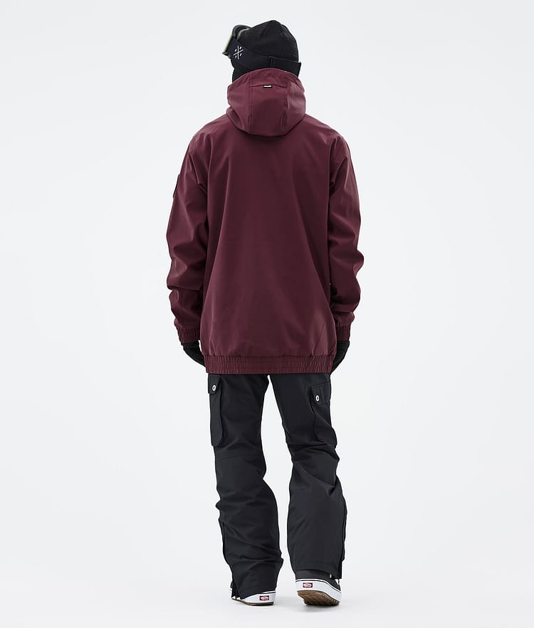 Dope Wylie Snowboardjakke Herre Patch Burgundy, Image 6 of 10