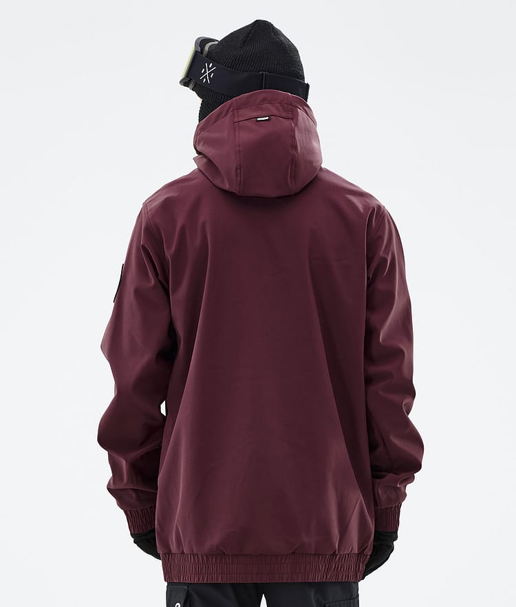 Dope Wylie Snowboardjakke Herre Patch Burgundy, Image 8 of 10