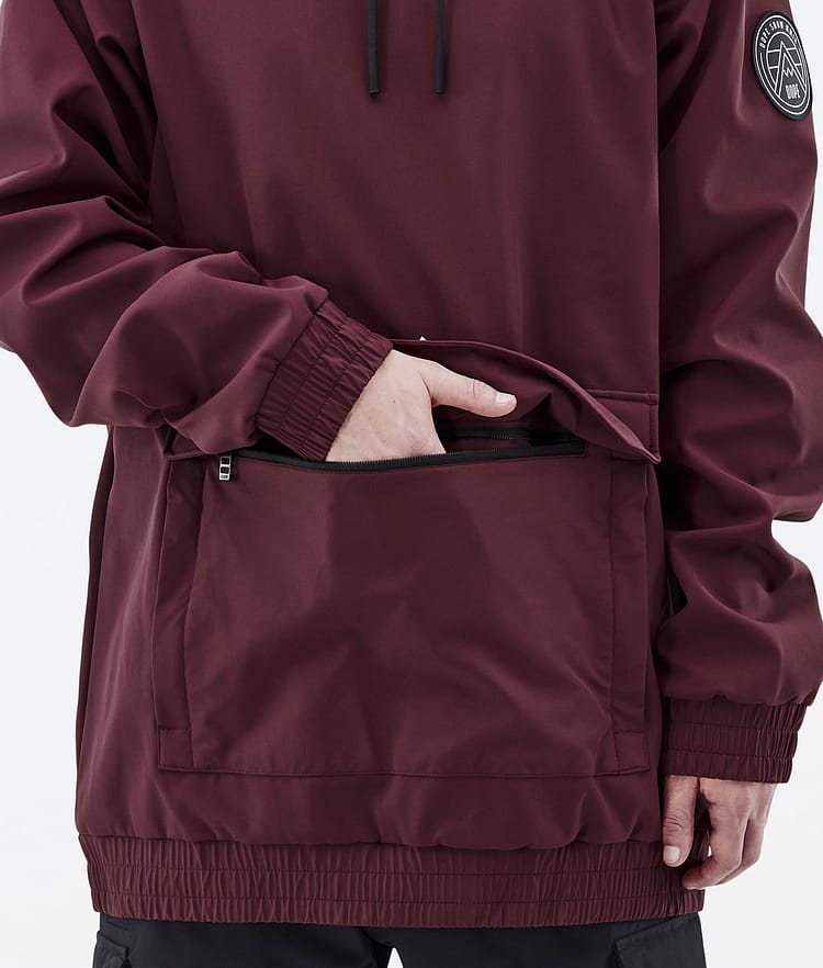 Dope Wylie Snowboardjakke Herre Patch Burgundy, Image 10 of 10