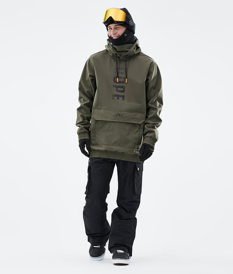 Dope Wylie Snowboardjakke Herre OG Olive Green, Image 3 of 9