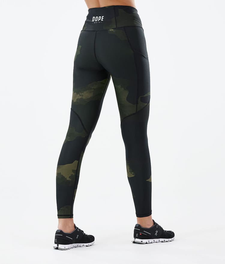 Dope Lofty Tech 2022 Leggings Dame Green Camo, Bilde 2 av 8