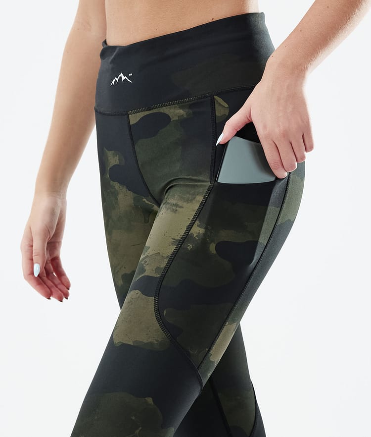 Dope Lofty Tech 2022 Leggings Dame Green Camo, Bilde 5 av 8
