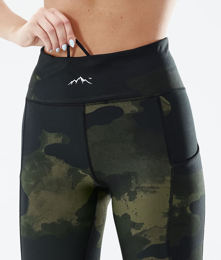 Dope Lofty Tech 2022 Leggings Dame Green Camo, Bilde 6 av 8