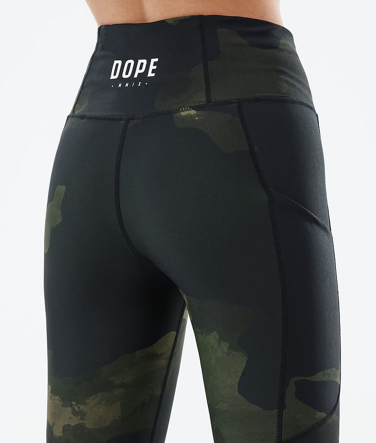 Dope Lofty Tech 2022 Leggings Dame Green Camo, Bilde 7 av 8
