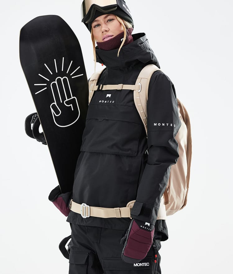 Montec Dune W 21 Snowboardjakke Dame Black, Image 4 of 11