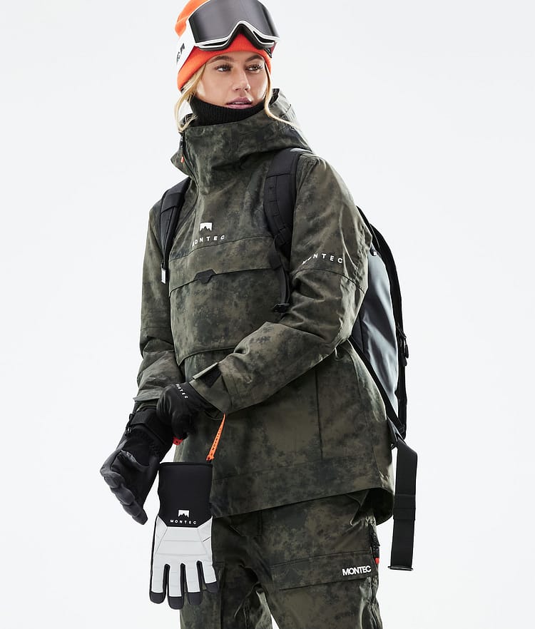 Montec Dune W 21 Snowboardjakke Dame Olive Green Tiedye, Image 2 of 11