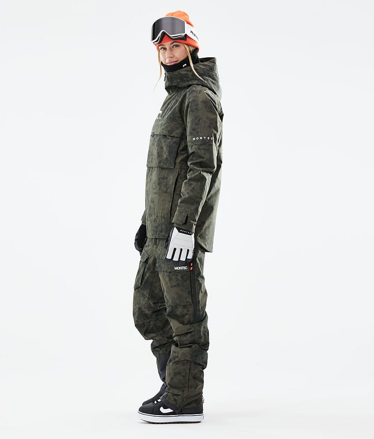 Montec Dune W 21 Snowboardjakke Dame Olive Green Tiedye, Image 6 of 11