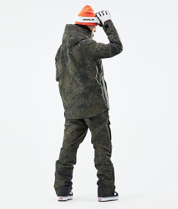 Montec Dune W 21 Snowboardjakke Dame Olive Green Tiedye, Image 7 of 11
