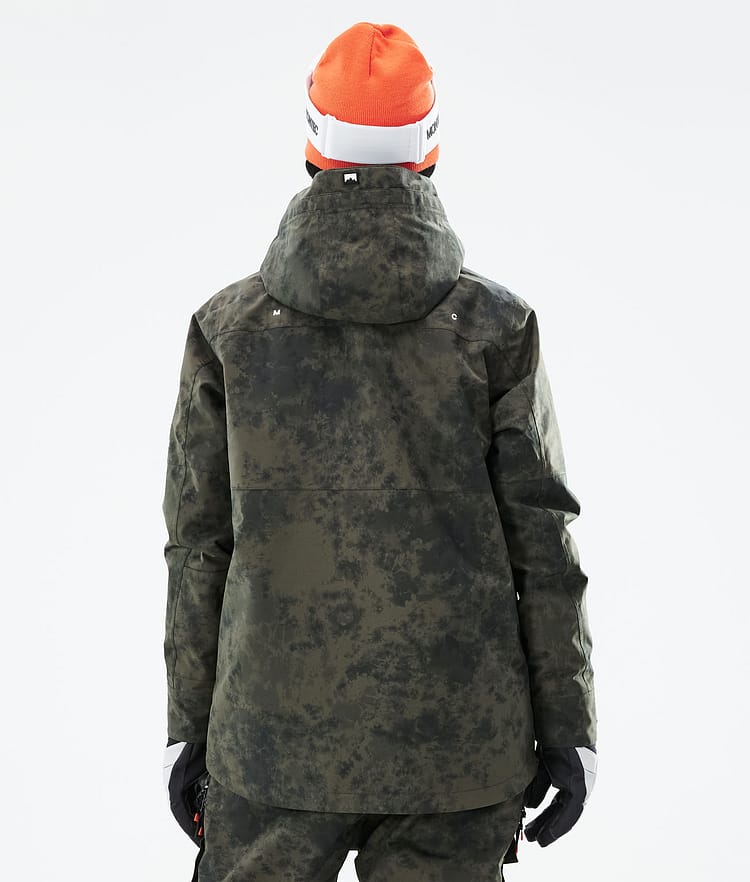 Montec Dune W 21 Snowboardjakke Dame Olive Green Tiedye, Image 9 of 11