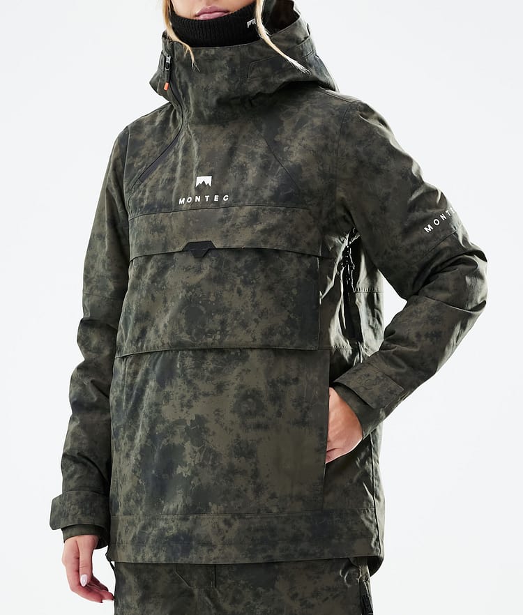 Montec Dune W 21 Snowboardjakke Dame Olive Green Tiedye, Image 10 of 11