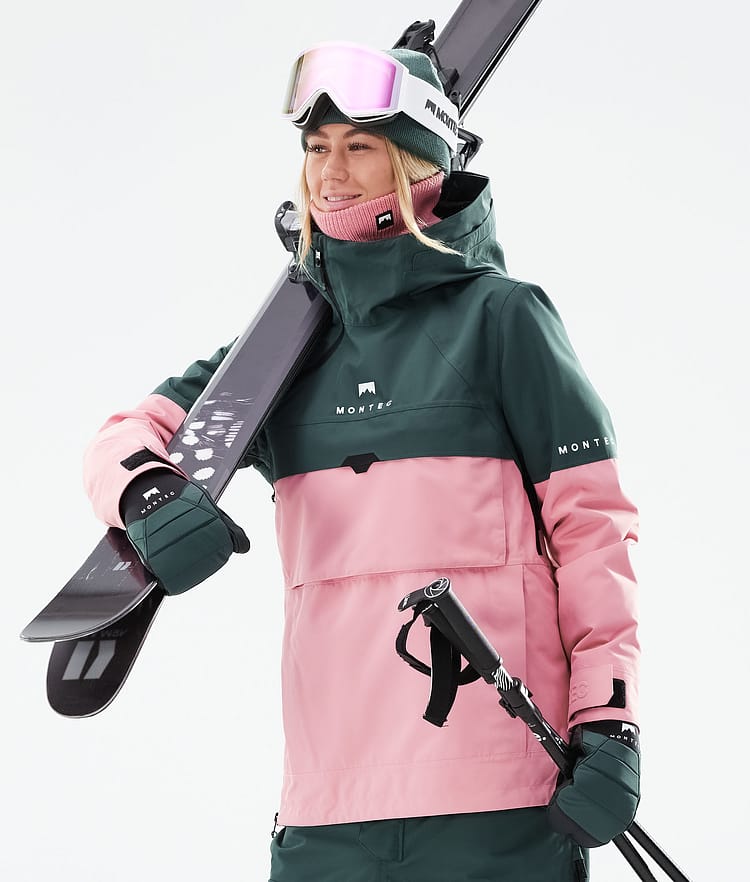 Montec Dune W 21 Skijakke Dame Dark Atlantic/Pink, Image 2 of 10