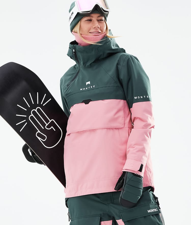 Montec Dune W 21 Snowboardjakke Dame Dark Atlantic/Pink, Image 2 of 10