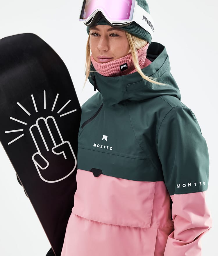 Montec Dune W 21 Snowboardjakke Dame Dark Atlantic/Pink, Image 3 of 10