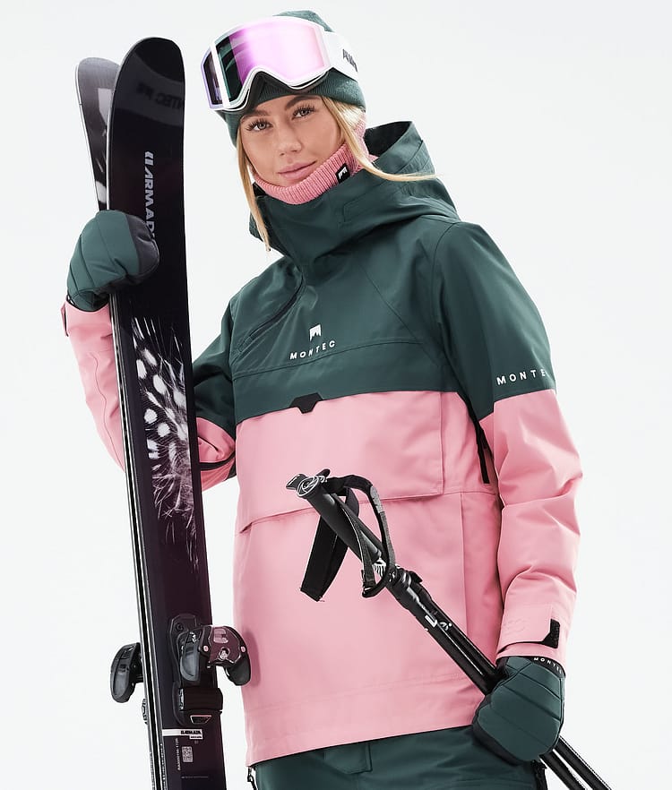 Montec Dune W 21 Skijakke Dame Dark Atlantic/Pink, Image 3 of 10