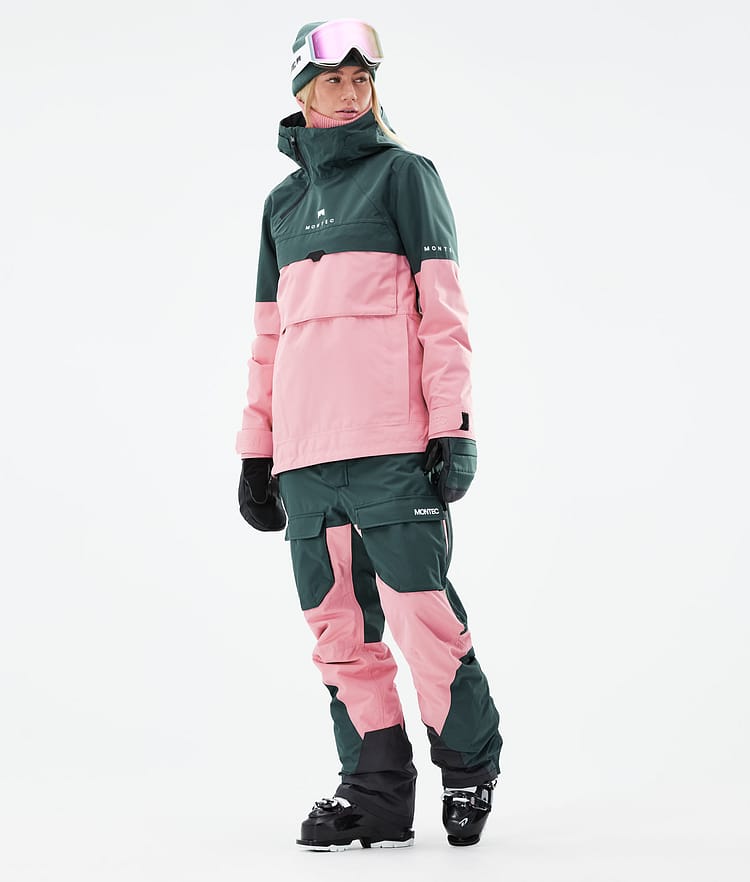 Montec Dune W 21 Skijakke Dame Dark Atlantic/Pink, Image 4 of 10