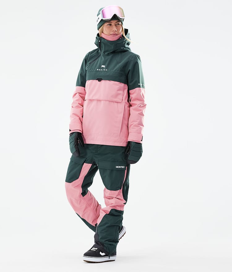 Montec Dune W 21 Snowboardjakke Dame Dark Atlantic/Pink, Image 4 of 10
