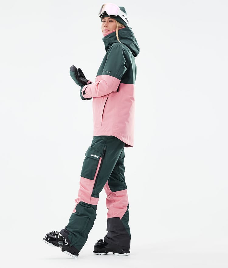 Montec Dune W 21 Skijakke Dame Dark Atlantic/Pink, Image 5 of 10