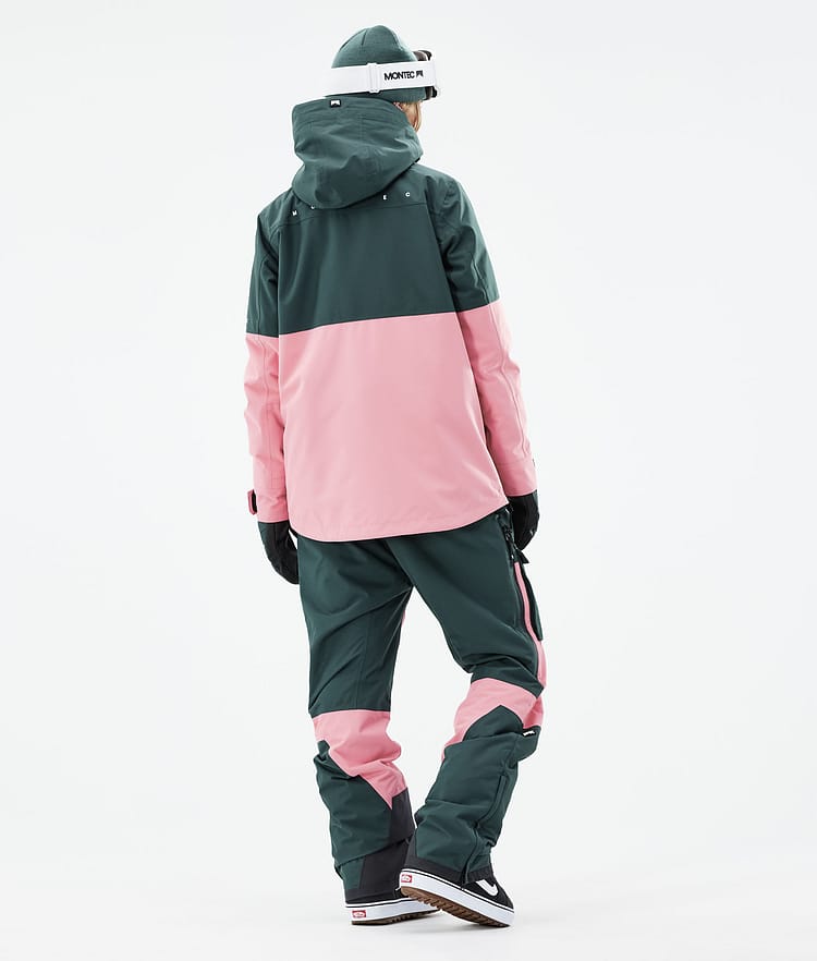 Montec Dune W 21 Snowboardjakke Dame Dark Atlantic/Pink, Image 6 of 10