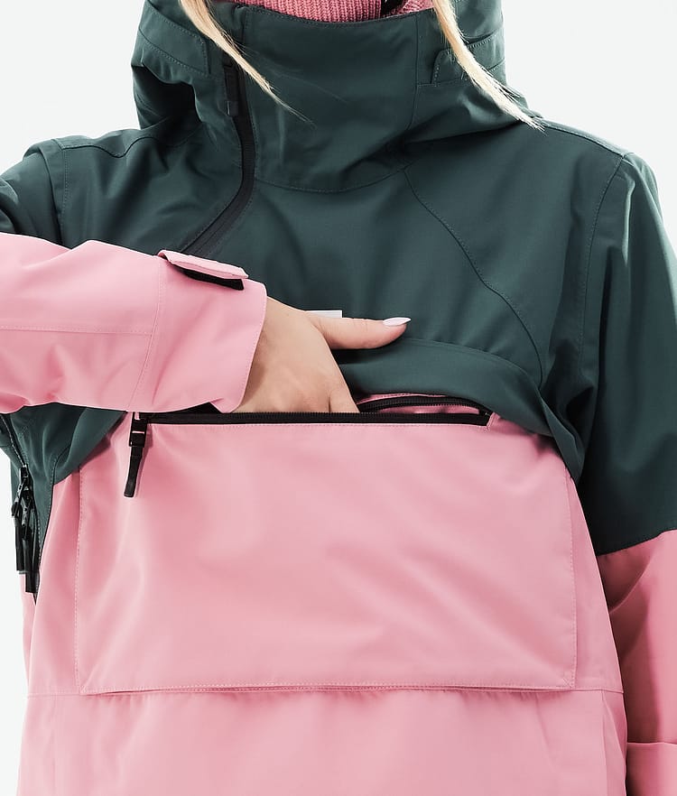 Montec Dune W 21 Skijakke Dame Dark Atlantic/Pink, Image 10 of 10