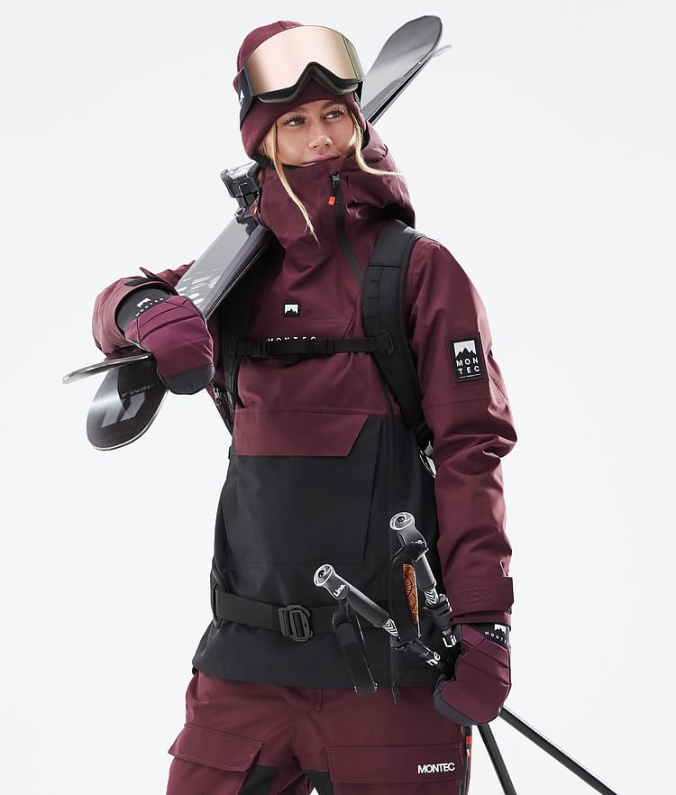 Montec Doom W 21 Skijakke Dame Burgundy/Black, Image 2 of 12