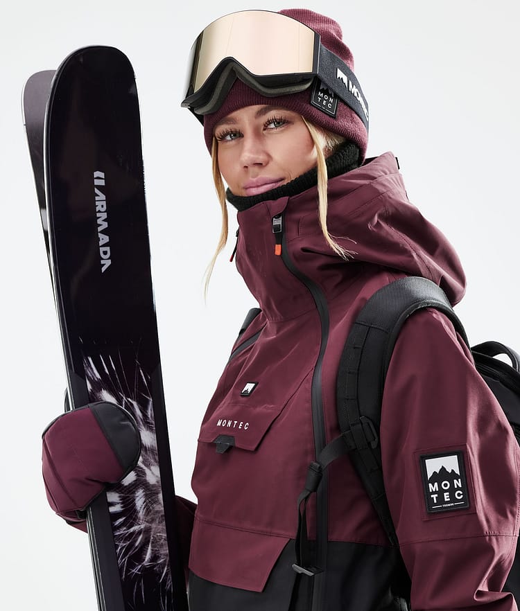 Montec Doom W 21 Skijakke Dame Burgundy/Black, Image 3 of 12
