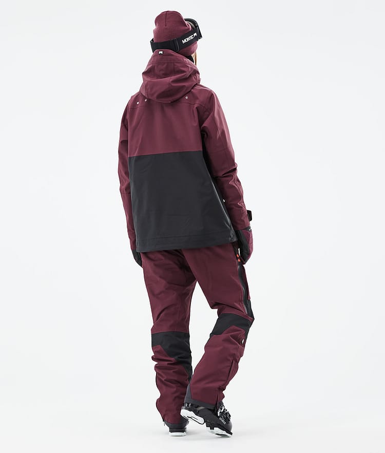 Montec Doom W 21 Skijakke Dame Burgundy/Black, Image 6 of 12