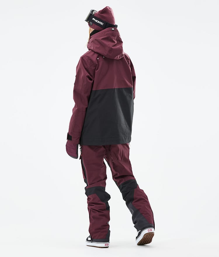 Montec Doom W 21 Snowboardjakke Dame Burgundy/Black, Image 6 of 12