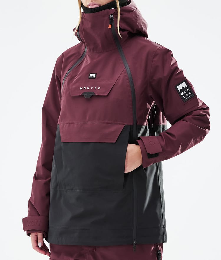 Montec Doom W 21 Skijakke Dame Burgundy/Black, Image 9 of 12