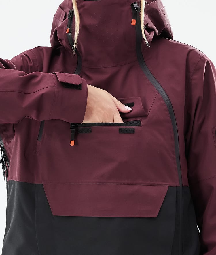 Montec Doom W 21 Skijakke Dame Burgundy/Black, Image 11 of 12