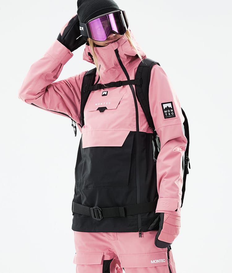 Montec Doom W 21 Snowboardjakke Dame Pink/Black, Image 2 of 13