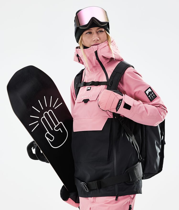 Montec Doom W 21 Snowboardjakke Dame Pink/Black, Image 3 of 13