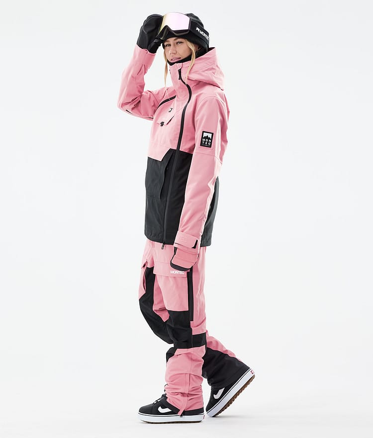 Montec Doom W 21 Snowboardjakke Dame Pink/Black, Image 6 of 13