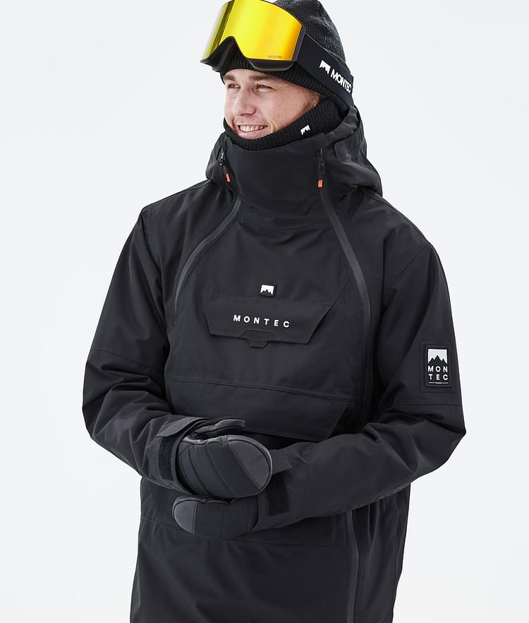 Montec Doom 21 Snowboardjakke Herre Black, Image 2 of 11