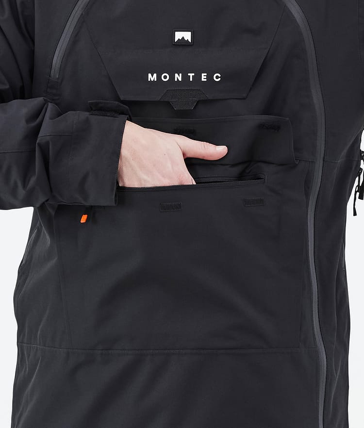 Montec Doom 21 Snowboardjakke Herre Black, Image 9 of 11