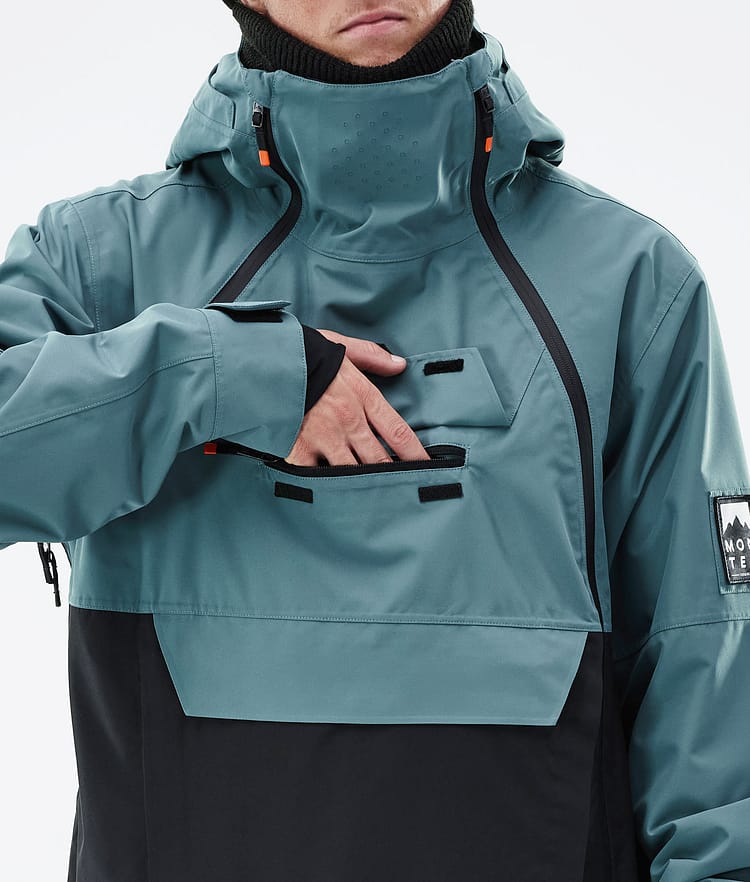 Montec Doom 21 Snowboardjakke Herre Atlantic/Black, Image 12 of 13