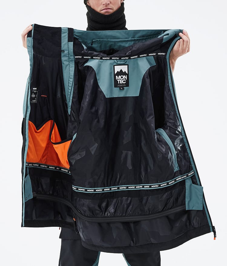 Montec Doom 21 Snowboardjakke Herre Atlantic/Black, Image 13 of 13