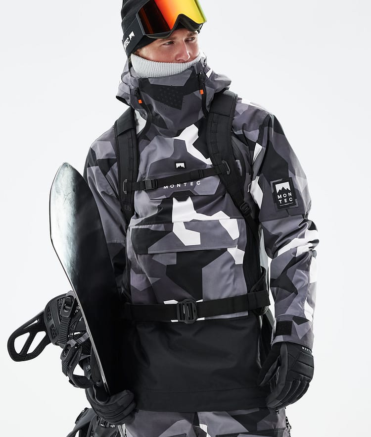 Montec Doom 21 Snowboardjakke Herre Arctic Camo/Black, Image 3 of 11