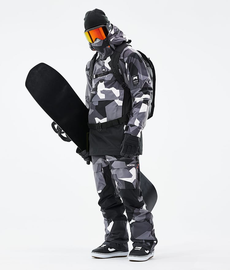 Montec Doom 21 Snowboardjakke Herre Arctic Camo/Black, Image 4 of 11
